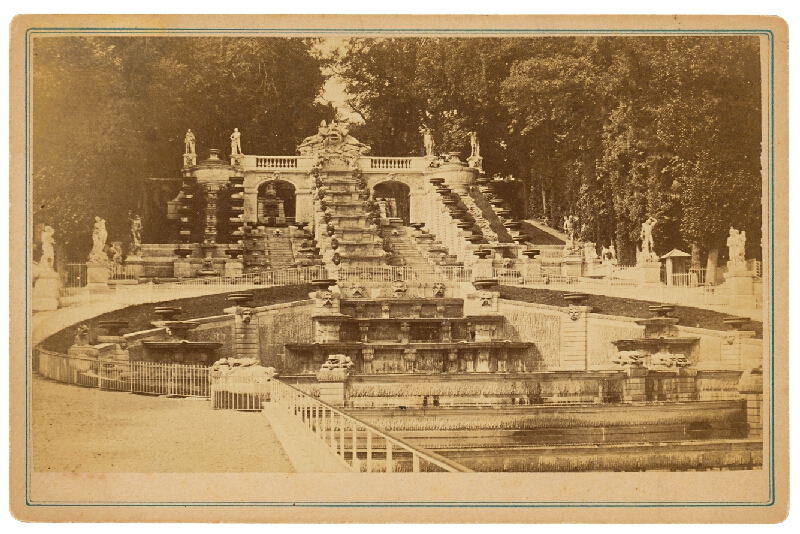 Neznámy autor – Paríž. Veľká kaskáda v parku zámku St. Cloud (Grande Cascade de St. Cloud) 