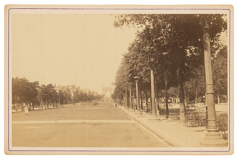 Ziegler & Cie. Éditeur – Paríž. Elyzejské polia (Avenue des Champs-Élysées), 1873 – 1884, Slovenská národná galéria