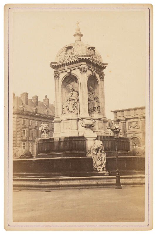 Ziegler & Cie. Éditeur – Paríž. Fontána Sv. Sulpice (Fontaine Saint-Sulpice) 