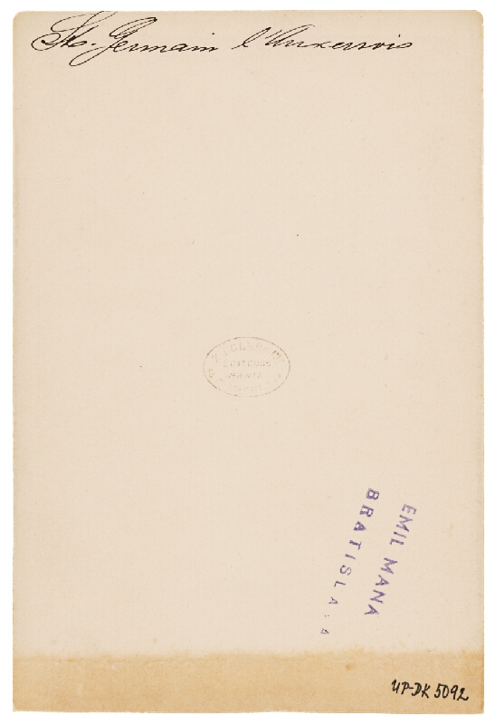 Ziegler & Cie. Éditeur – Paríž. Kostol sv. Hermana z Auxerre (Saint-Germain l'Auxerrois) 