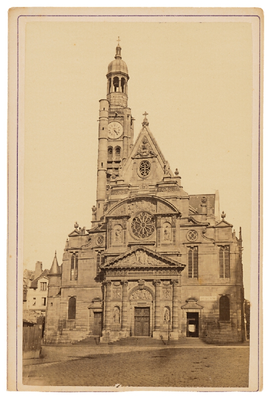 Ziegler & Cie. Éditeur – Paríž. Kostol sv. Štefana na kopci (Saint-Étienne-du-Mont) 