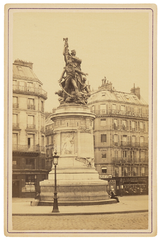 Ziegler & Cie. Éditeur – Paríž. Pamätník maršála Monceyho (Monument du maréchal Moncey) 