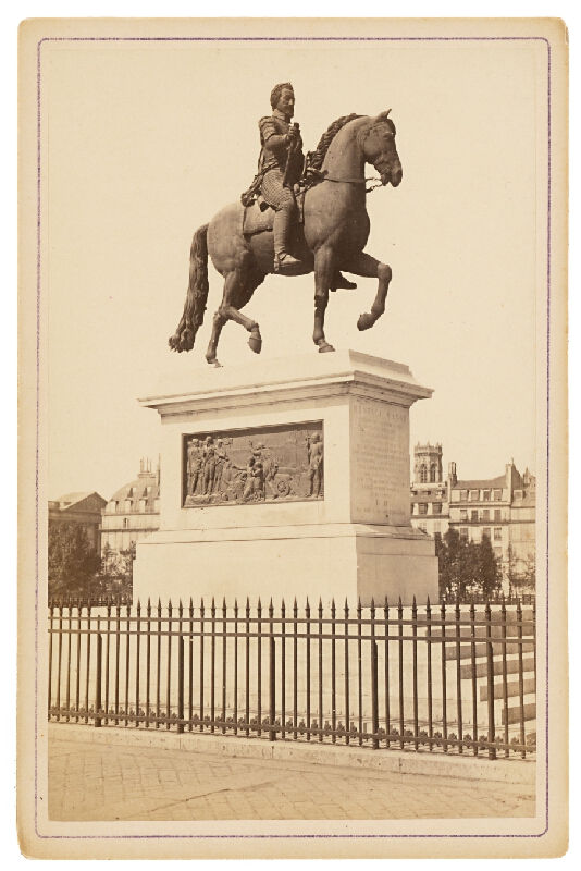 Ziegler & Cie. Éditeur – Paríž. Socha Henryho IV. (Henry IV. Statuelle) 