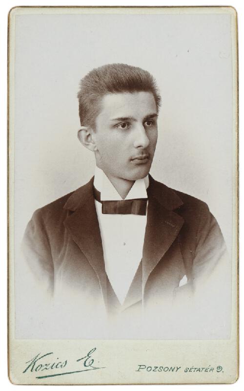 Ede Kozics st. – Portrét mladého muža 