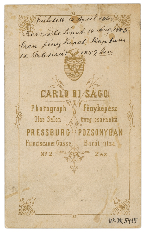 Carlo di Ságo – Portrét kňaza 