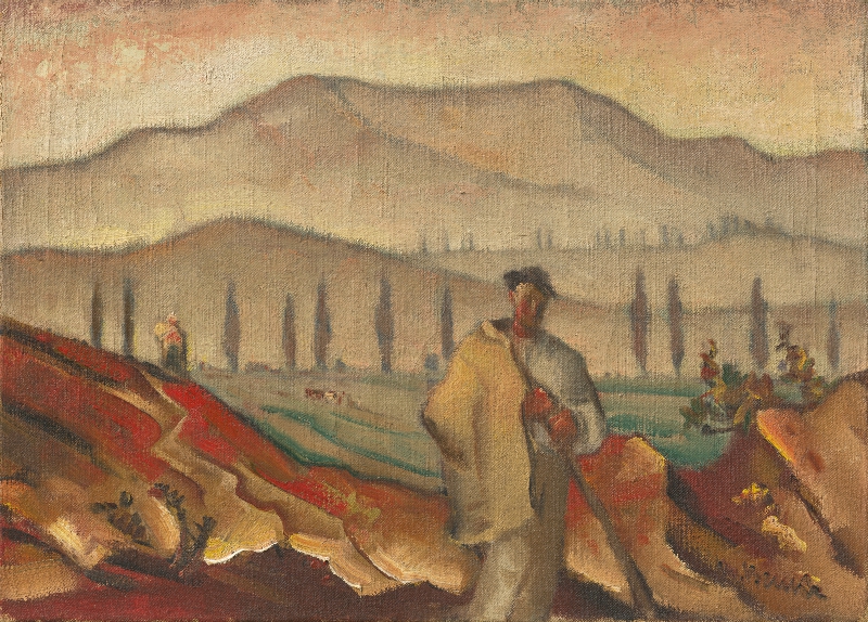 Martin Benka – Štúdia zo Spišského Podhradia 