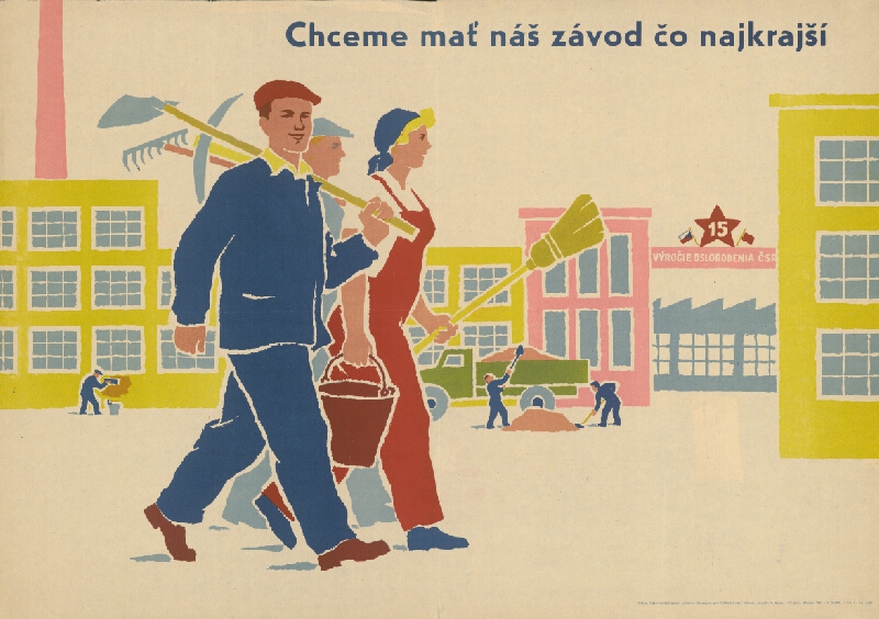 Oldřich Jirka, V. Bauer – Čistota v závode, 1960, Slovenská národná galéria