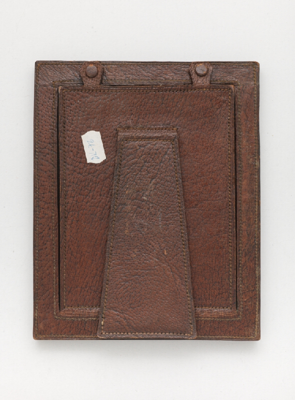 Neznámy flámsky rytec – Medená matrica v koženom rámiku - portrét grófa Rambalda de Collalto 