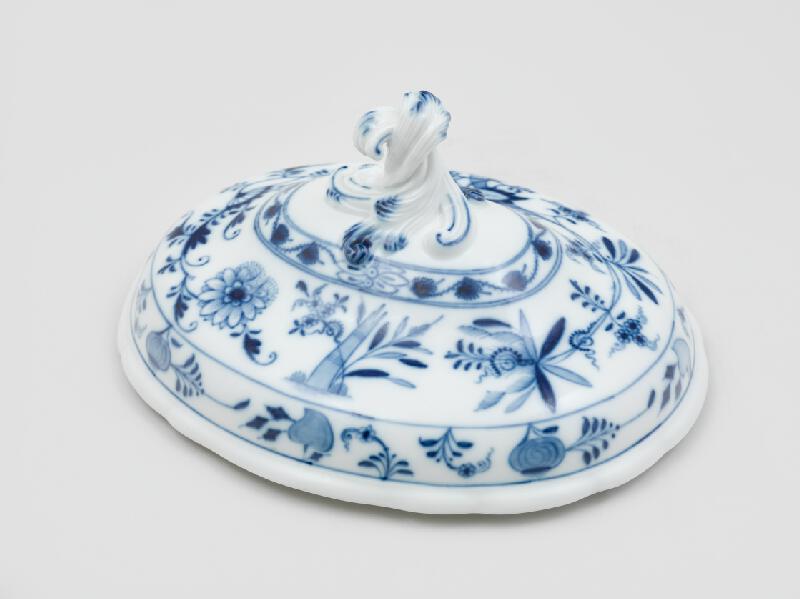 Česká porcelánka z 19. storočia – Veko z polievkovej misy 