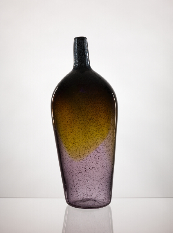 Ľubomír Blecha – Váza hutnícka fialovo-žltá 