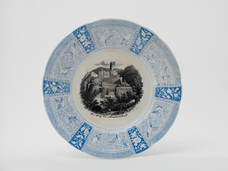 Nemecký autor z 19. storočia – Malý tanier zn. Monderschreid 
