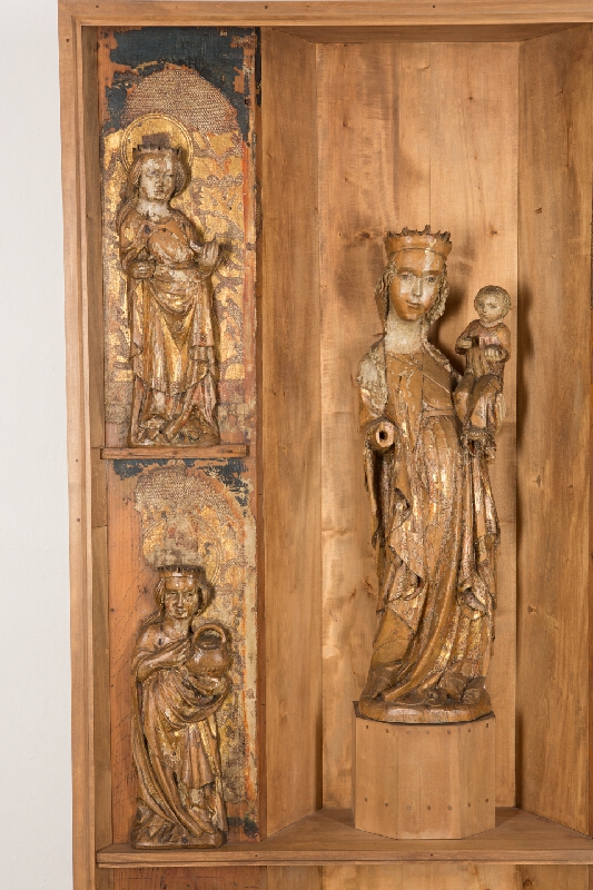 Spišský rezbár – Oltárne krídlo so sv. Katarínou a sv. Dorotou z Bušoviec 