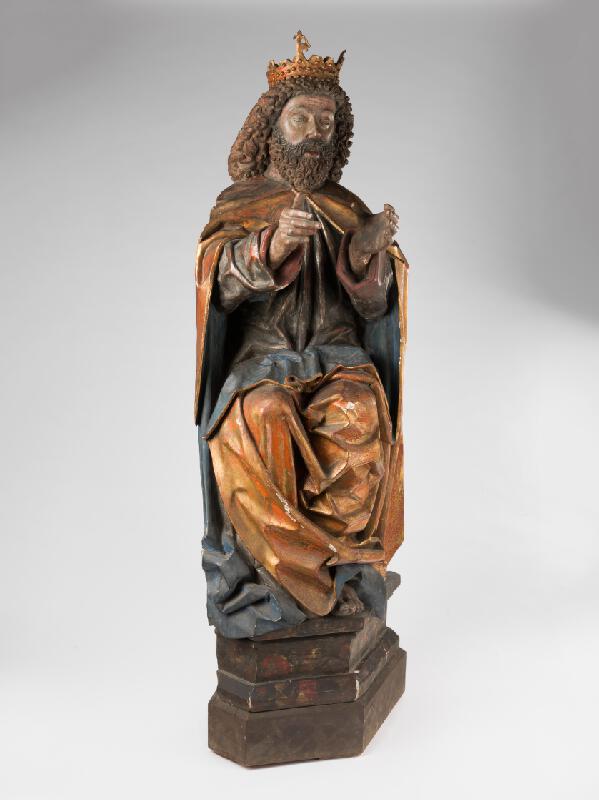 Neznámy juhonemecký sochár – Sediaci Kristus zo skupiny Korunovania Panny Márie 