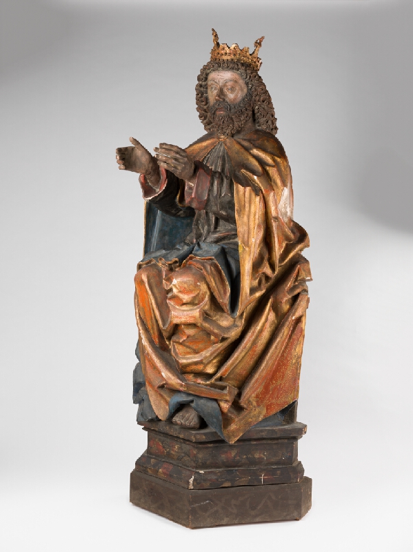 Neznámy juhonemecký sochár – Sediaci Kristus zo skupiny Korunovania Panny Márie 