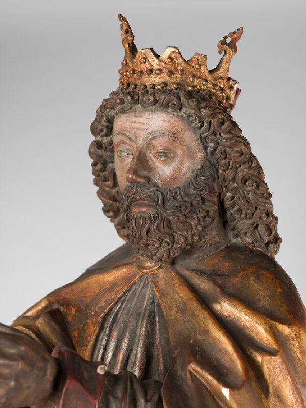 Neznámy juhonemecký sochár – Sediaci Kristus zo skupiny Korunovania Panny Márie 