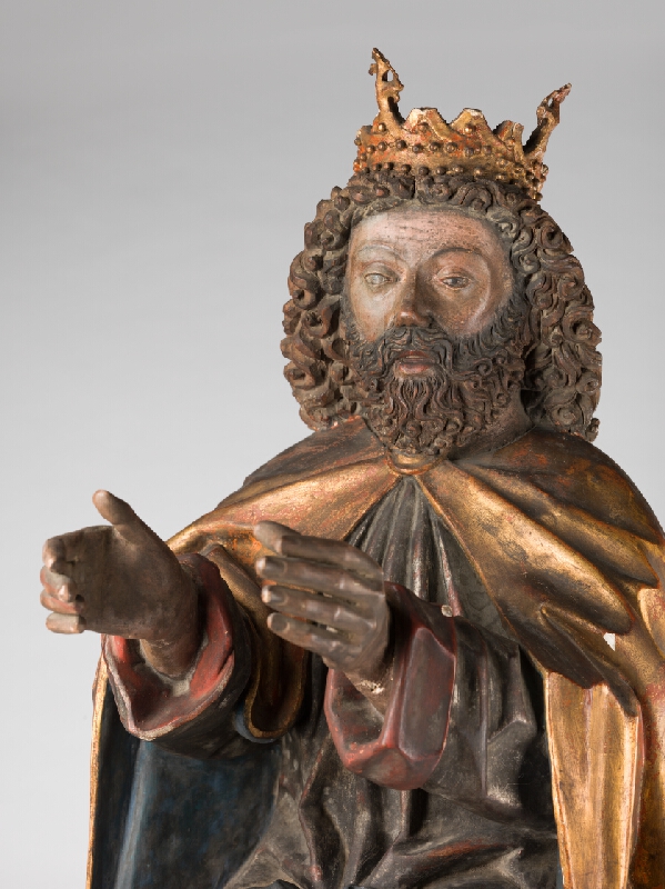 Neznámy juhonemecký sochár – Sediaci Kristus zo skupiny Korunovania Panny Márie 