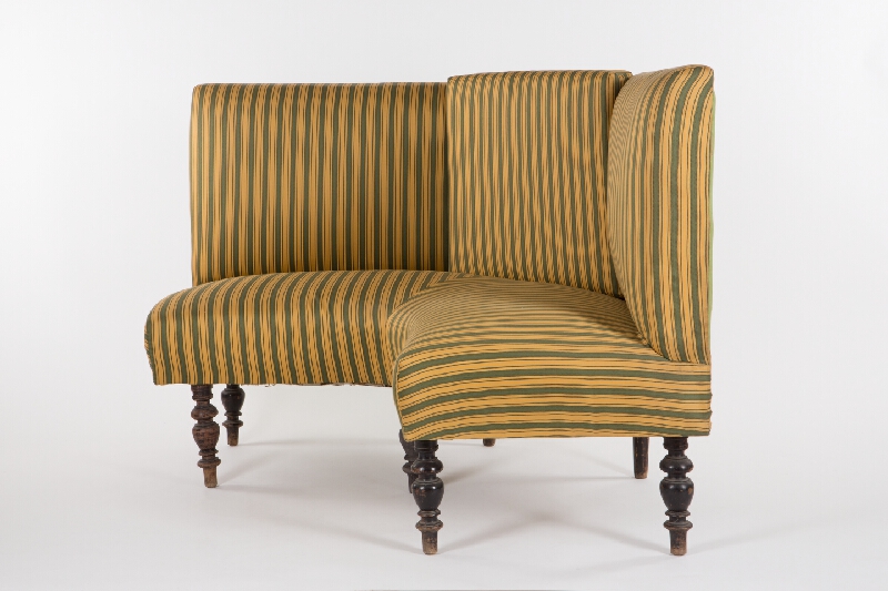 Stredoeurópsky autor z 18. storočia – Lavica rohová čalúnená 