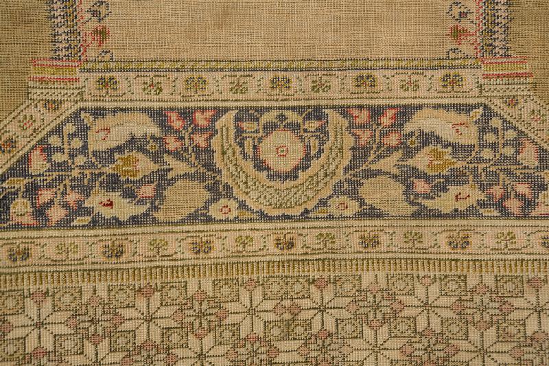 Ázijský autor z 19. storočia – Modlitebný koberec -Smyrna (Turecko) 