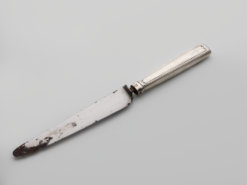 Rakúsko-Uhorský zlatník z 19. storočia – Nôž 