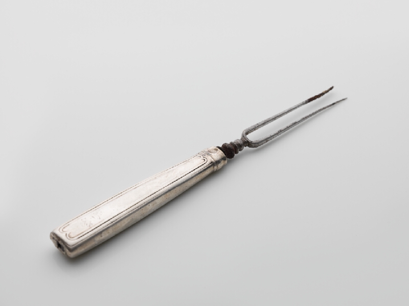 Rakúsko-Uhorský zlatník z 19. storočia – Servírovacia dvojvidlica 