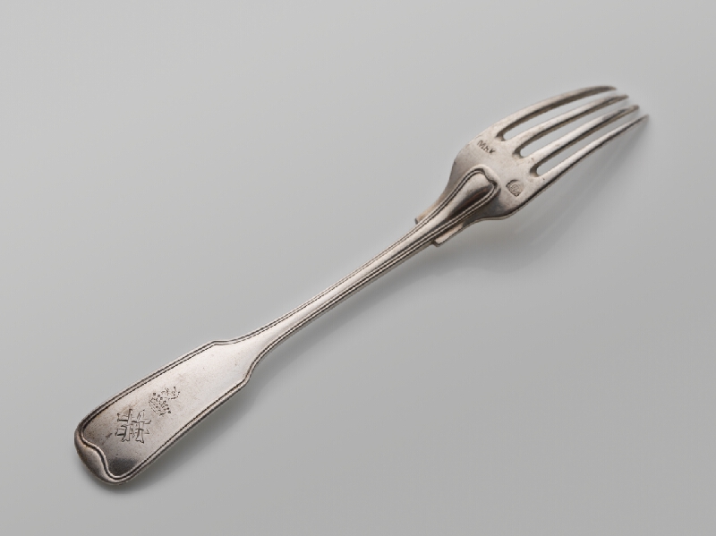 Rakúsko-Uhorský zlatník z 19. storočia – Vidlička dezertná 