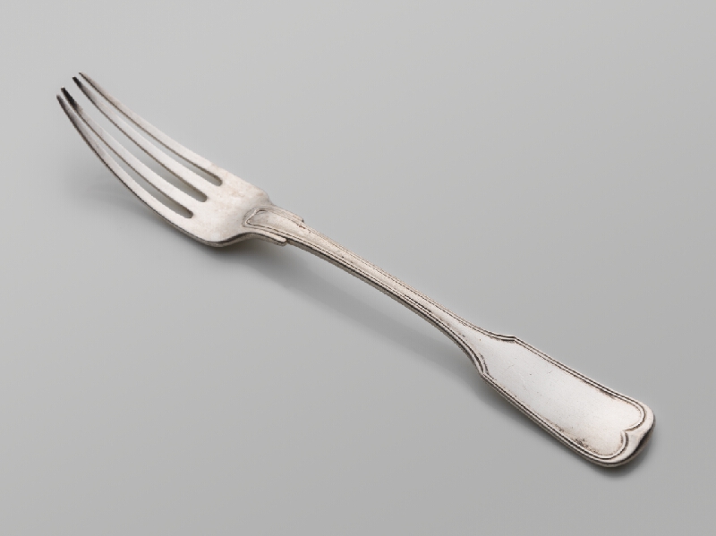 Rakúsko-Uhorský zlatník z 19. storočia – Vidlička dezertná 