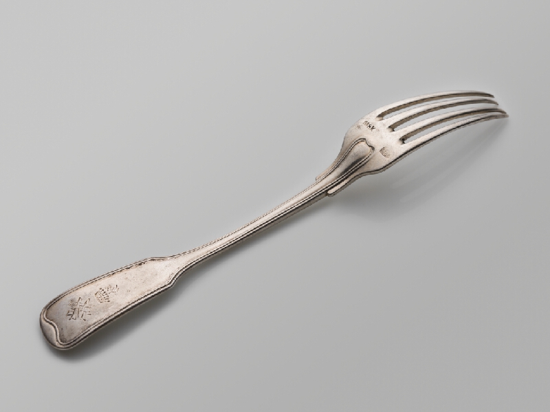 Rakúsko-Uhorský zlatník z 19. storočia – Vidlička dezertná 