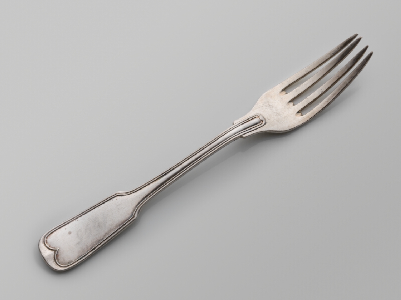 Rakúsko-Uhorský zlatník z 19. storočia – Vidlička dezertná 