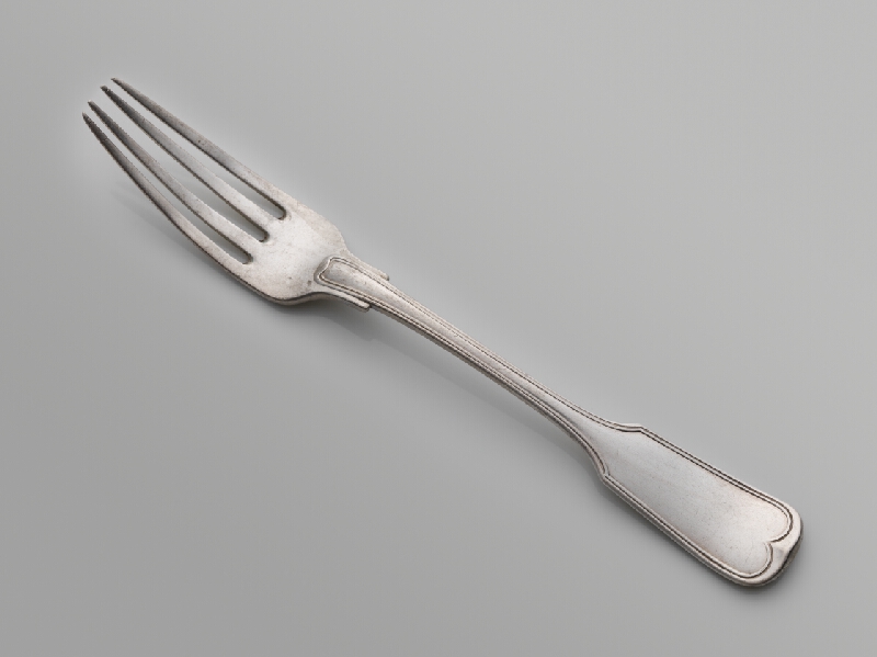 Rakúsko-Uhorský zlatník z 19. storočia – Vidlička dezertná 