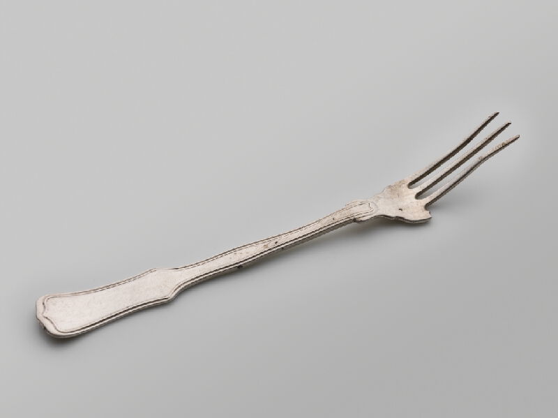 Rakúsko-Uhorský zlatník z 19. storočia – Vidlička dezertná 