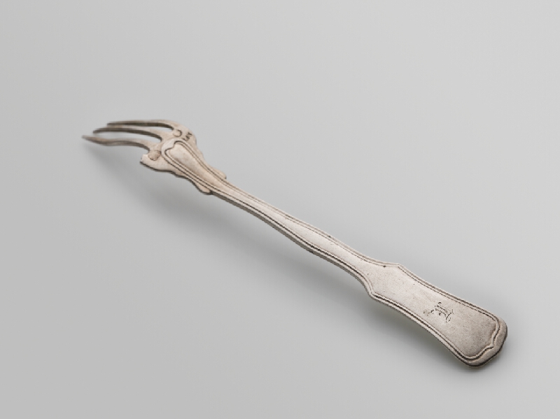 Rakúsko-Uhorský zlatník z 19. storočia – Vidlička dezertná 