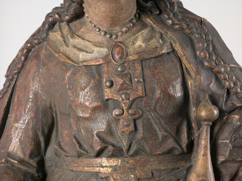 Juhonemecký rezbár zo začiatku 16. storočia – Svätá Barbora 