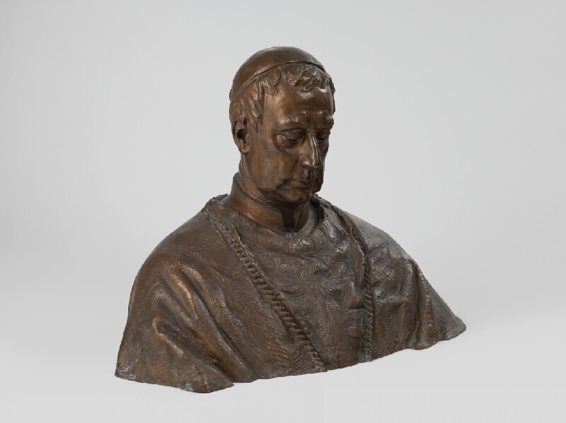 Josef Václav Myslbek – Fragment poprsia kardinála Schwarzenberga v chráme sv. Víta v Prahe 