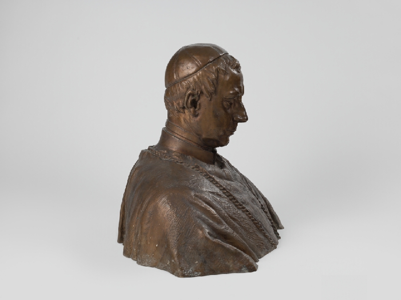 Josef Václav Myslbek – Fragment poprsia kardinála Schwarzenberga v chráme sv. Víta v Prahe 