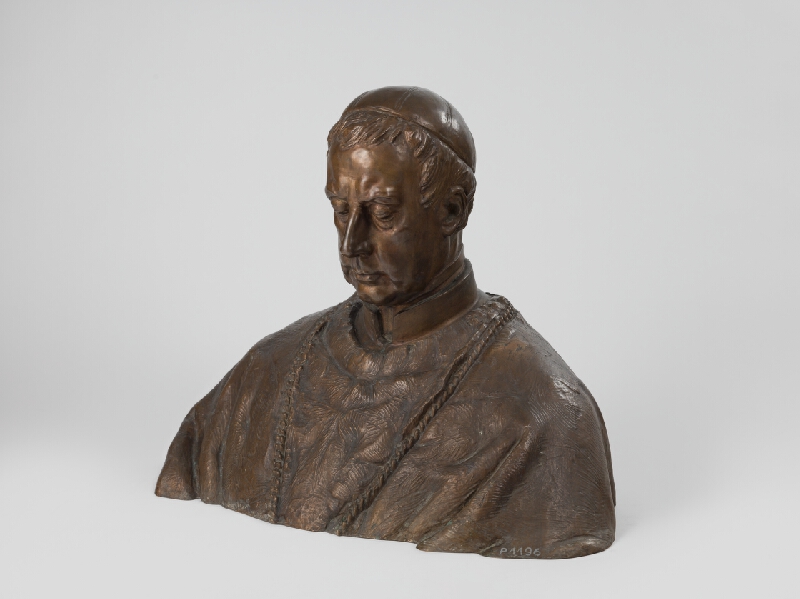 Josef Václav Myslbek – Fragment poprsia kardinála Schwarzenberga v chráme sv. Víta v Prahe 