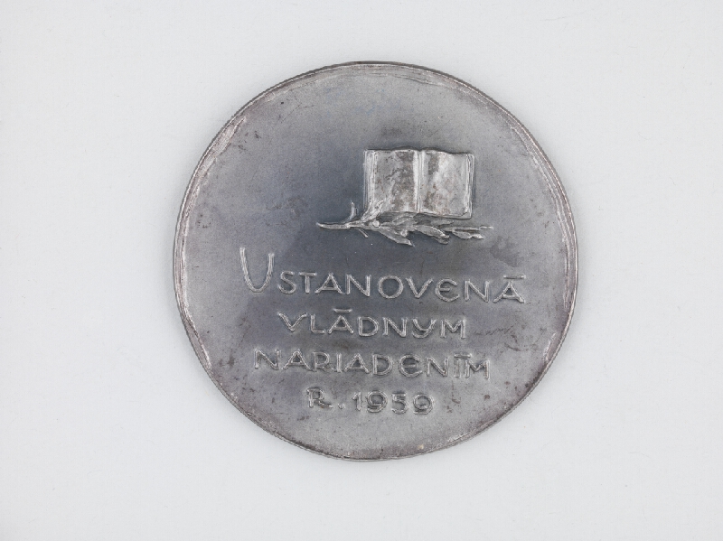 Rudolf Pribiš – Medaila k insigniám rektora Univerzity P.J.Šafárika v Košiciach 