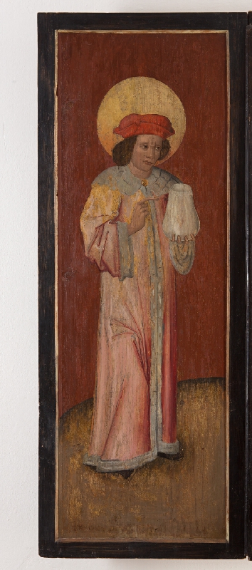 Slovenský maliar z 1. štvrtiny 16. storočia – Annunciation, Birth, Saint Cosmas (Back) 