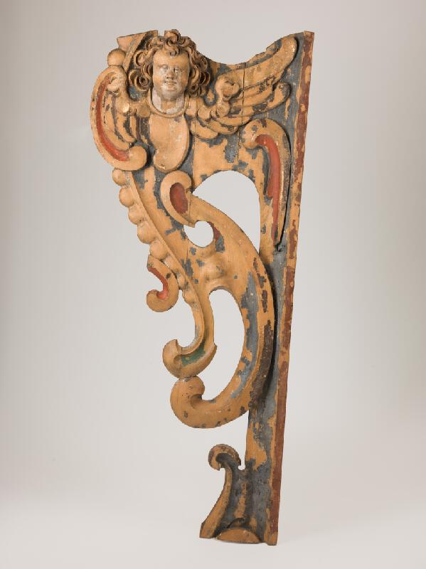 Pavol Gross st. – Fragment  dekoratívneho krídla organovej skrine 
