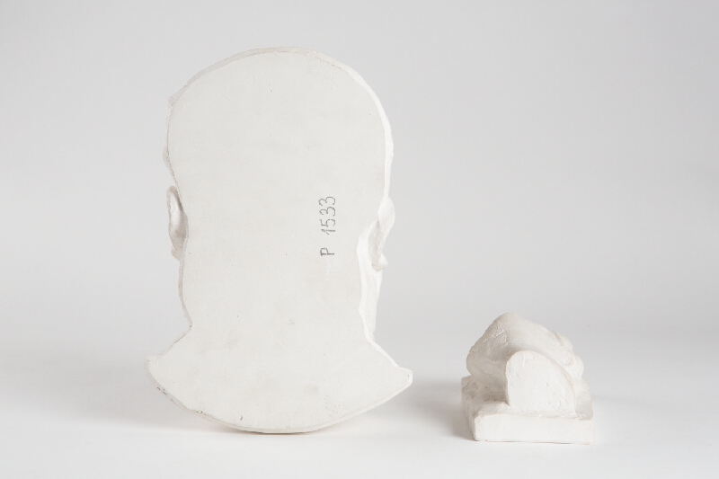 Neznámy autor – Posmrtná maska a pravá ruka zaslúžilého umelca profesora Petra Matejku 