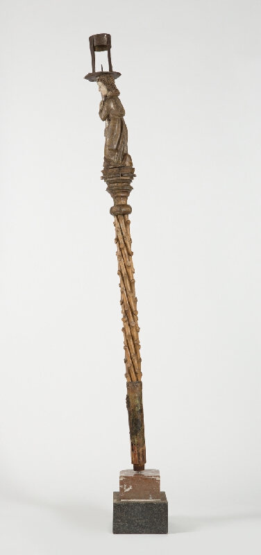 Spišský rezbár z prelomu 15. storočia – Paškálový svietnik s anjelom svetlonosom 