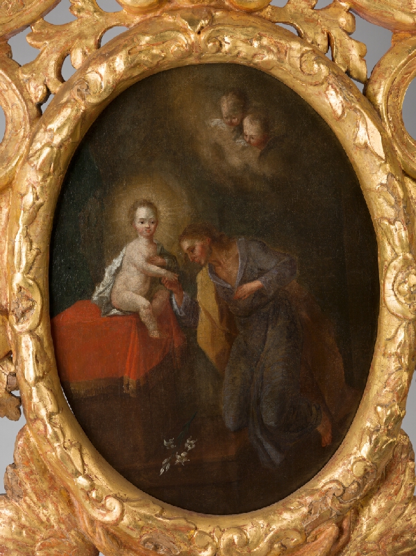 Neznámy rezbár – Dekoratívny rám obrazu Sv. Ján Nepomucký 