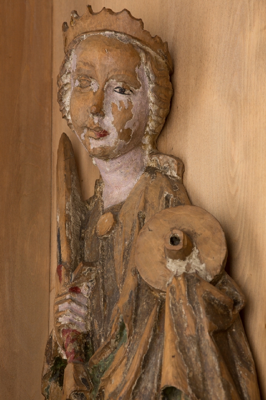 Slovenský rezbár zo začiatku 15. storočia, Majster Madony z Lomničky – Svätá Katarína Alexandrijská 