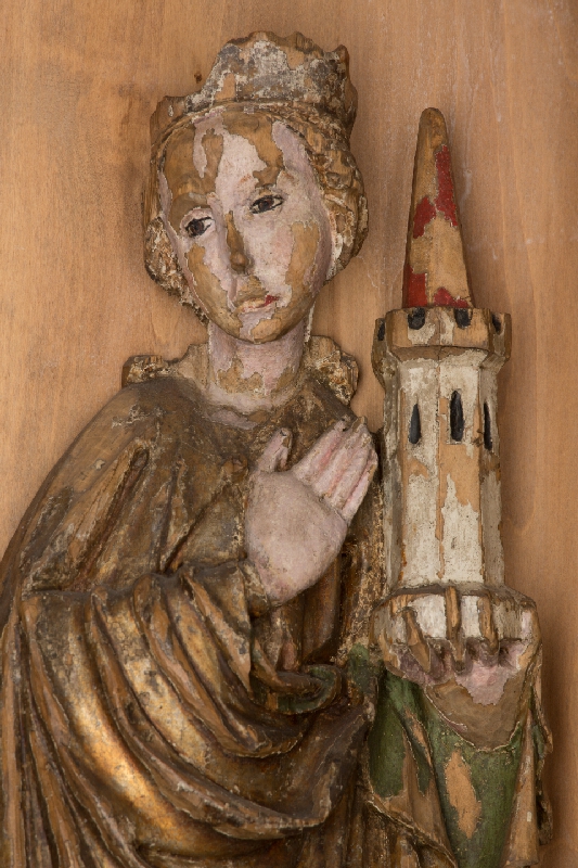Slovenský rezbár zo začiatku 15. storočia, Majster Madony z Lomničky – Svätá Barbora mučenica 
