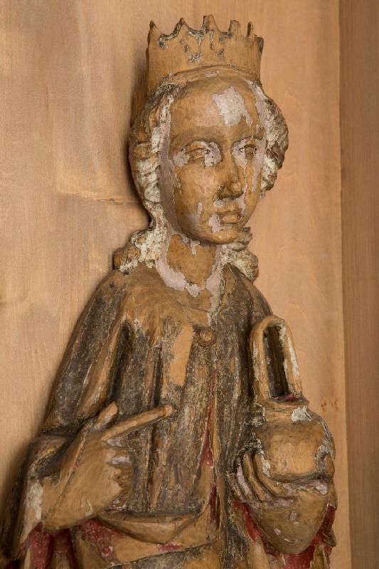 Slovenský rezbár zo začiatku 15. storočia, Majster Madony z Lomničky – Svätá Dorota-mučenica 