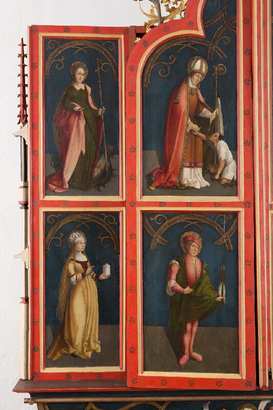 Juhonemecký maliar z 1. tretiny 16. storočia, Korutánsky majster oltára Ružencovej Panny Márie – Svätá Margita a svätá Magdaléna 