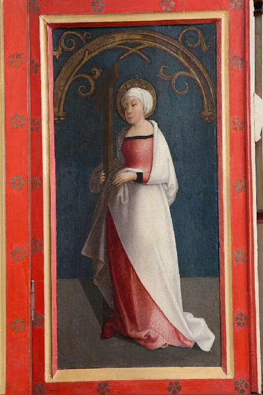 Juhonemecký maliar z 1. tretiny 16. storočia, Korutánsky majster oltára Ružencovej Panny Márie – Saint Dorothy and Saint Helen 