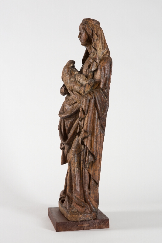 Moravský rezbár z 1. tretiny 15. storočia – Madona s dieťaťom 