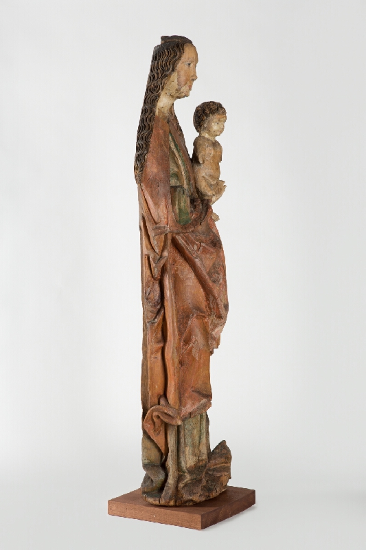 Slovenský rezbár z konca 15. storočia – Madona s dieťaťom 