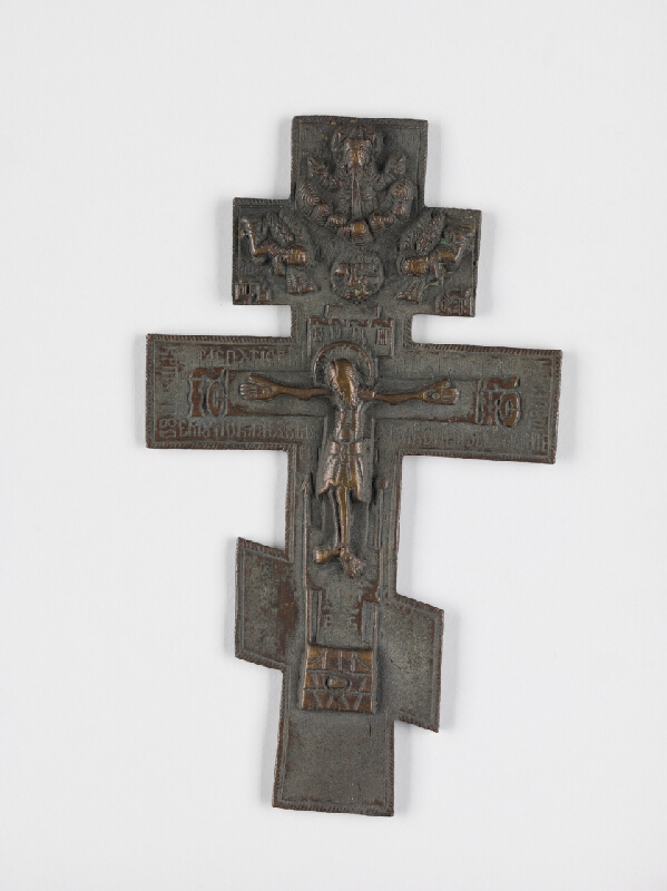 Ruský majster kovolejár z 19. storočia – Pravoslávny kríž 