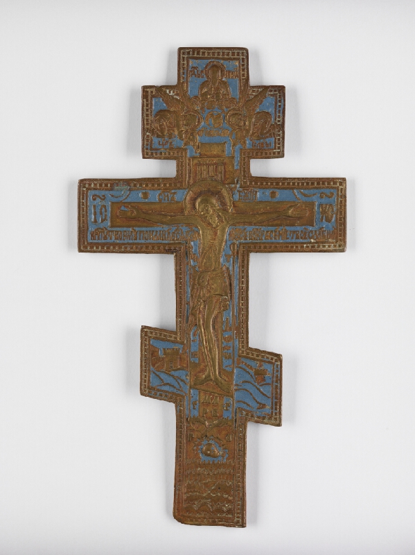 Ruský majster kovolejár z 18. storočia – Pravoslávny kríž 